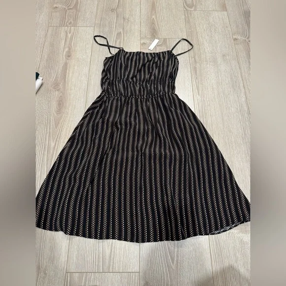 Madewell Smocked Stripe Mini Dress in Mini Dot Stripe - Picture 5 of 9